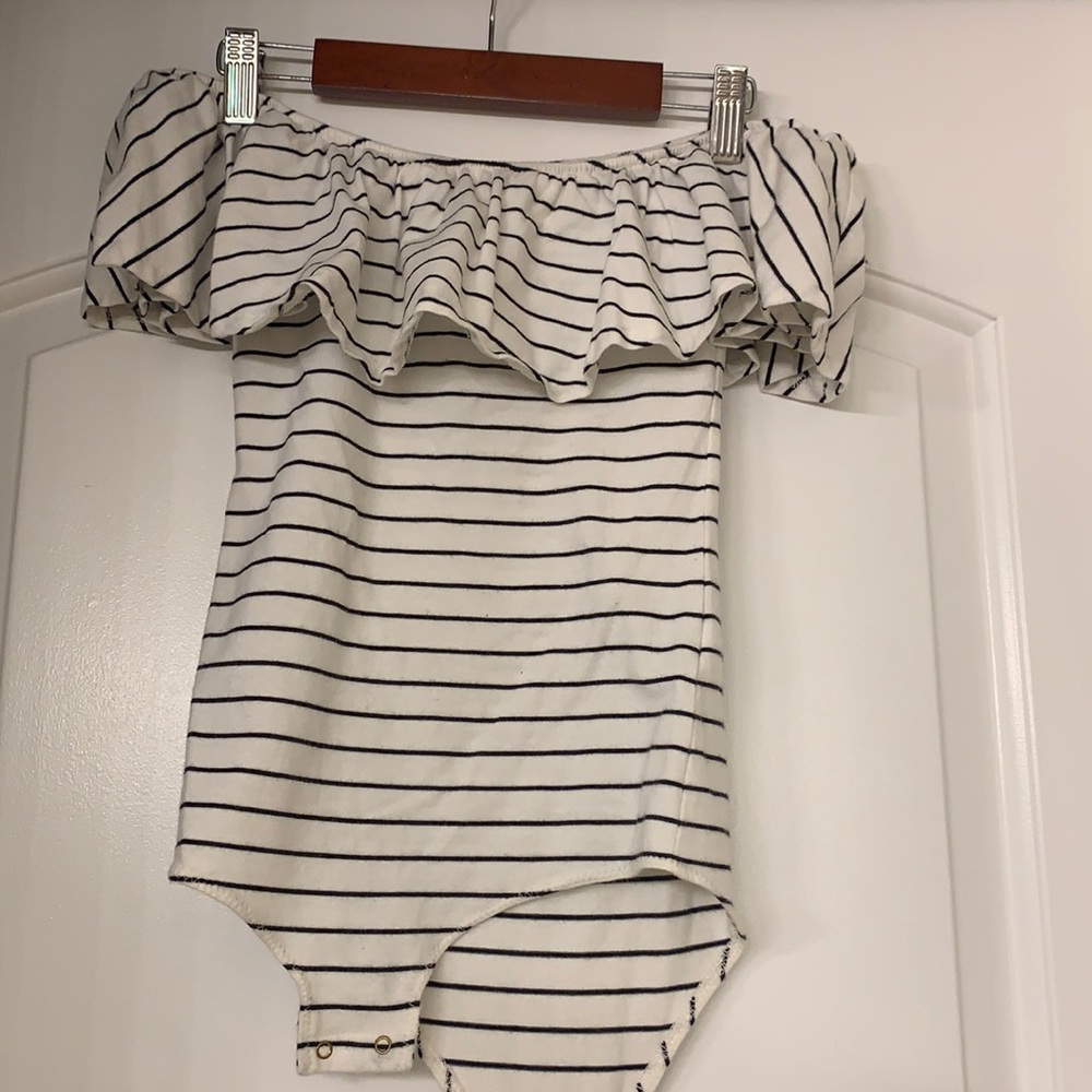 Off the shoulder body suit